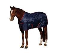 Weatherbeeta Comfitec 210d Channel Quilt Stable Standard Neck 100g 2025 Collection - Navy/burgundy 7'3/165cm