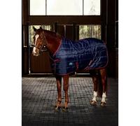 Weatherbeeta Comfitec 210d Channel Quilt Stable Standard Neck 100g 2025 Collection - Navy/burgundy 4'3/85cm