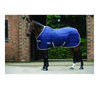 Weatherbeeta Comfitec 210D Channel Quilt Mediumweight 250g Standard Stable Rug - 5'9 · Navy Silver and Red