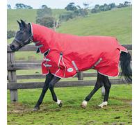 Weatherbeeta Comfitec Classic 0g Combo Lite Turnout Rug - Outdoor Lightweight Horse Blanket - Red - Size: 6ft 3inch