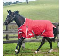 Weatherbeeta Comfitec Classic 220g Standard Neck Turnout Rug - Outdoor Mediumweight Horse Blanket - Red - Size: 4ft