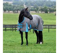 WeatherBeeta ComFiTec Classic 50g Standard Neck Turnout Rug - Grey/Bright Blue