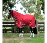WeatherBeeta ComFiTec Classic Combo Neck Lite Plus 50g Rug - Red/Silver