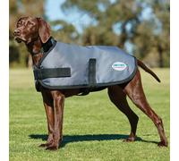 WeatherBeeta ComFiTec Classic Dog Coat, Dark Grey, 30cm
