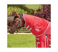 WeatherBeeta Comfitec Classic Neck Rug Medium - Red/Silver/Navy - Warmblood