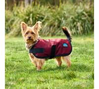 WeatherBeeta ComFiTec Classic Waterproof Dog Coat, Burgundy 50CM