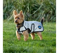 WeatherBeeta ComFiTec Classic Waterproof Dog Coat, Silver 50CM