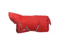 Weatherbeeta Comfitec Clic Combo Neck Medium Lightweight Horse Turnout Rug Red/silver/navy (4 6")