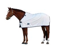 WeatherBeeta ComFiTec Cotton Sheet Liner, White/Navy, 7'0