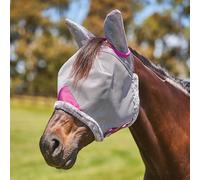 Weatherbeeta Comfitec Deluxe Durable Mesh Mask with Ears - Grey - Size: Pony