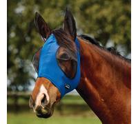 WeatherBeeta ComFiTec Deluxe Stretch Fly Mask with Ears, Cobalt/Black, Extra Extra Small