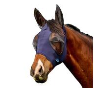 WeatherBeeta ComFiTec Deluxe Stretch Fly Mask with Ears, Navy/Black, Xxsmall