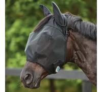 WeatherBeeta ComFiTec Double Dart Deluxe Fly Mask with Ears - Black