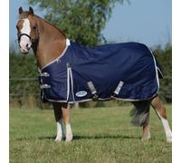 Weatherbeeta Comfitec Essential 0g Standard Turnout Rug - 4'6 · Navy Silver and Red