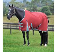 WeatherBeeta ComFiTec Essential 50g Lite Plus Turnout Rug - Red/Blue/Beige