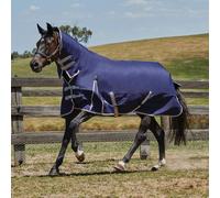Weatherbeeta Comfitec Essential Combo Neck Lite - Navy/Silver/Red - 4 foot