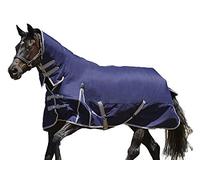 Weatherbeeta Comfitec Essential Combo Neck (Medium) - Navy/Silver/Red - 4 foot 3 inch