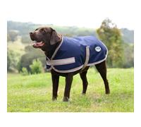 WeatherBeeta ComFiTec Essential Dog Coat - Navy/Silver/Red