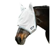 WeatherBeeta ComFiTec Essential Mesh Mask, White/Grey/Bright Blue, Pony