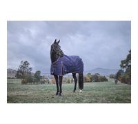 WeatherBeeta ComFiTec Essential Turnout Detach-A-Neck 220G, Navy/Burgundy, 6'6