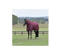 WeatherBeeta ComFiTec Essential Turnout Detach-A-Neck 50G, Burgundy/Navy, 7'3