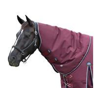 WeatherBeeta ComFiTec Essential Turnout Neck Cover 220G, Burgundy/Navy, Large