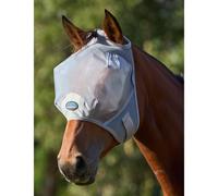 WeatherBeeta ComFiTec Fine Mesh Fly Mask, Black/Burgundy, Extra Large