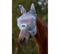 WeatherBeeta Comfitec Fine Mesh Fly Mask With Ears and Tassels - Grey - XSMALL