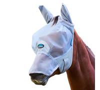 WeatherBeeta ComFiTec Fine Mesh Fly Mask with Ears & Nose, Grey, Extra Small