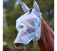 WeatherBeeta ComFiTec Fine Mesh Fly Mask with Ears & Nose, Grey, Large