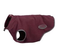 Weatherbeeta Comfitec Fleece Zip Dog Coat Maroon/Grey - 70cm