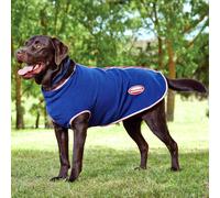 Weatherbeeta Comfitec Fleece Zip Dog Coat - Navy - Size: Dog 65cm - Dog Jackets