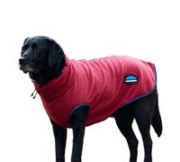 Weatherbeeta Comfitec Fleece Zipped Dog Coat Burgundy/navy (75Cm)