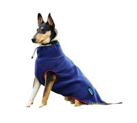 Weatherbeeta Comfitec Fleece Zipped Dog Coat Navy/burgundy (55Cm)