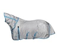 Weatherbeeta Comfitec Hexi Shield Combo Neck Horse Fly Rug Silver/teal Blue (5 9")