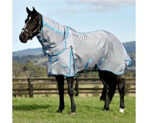 Weatherbeeta Comfitec Hexi Shield Combo Neck - Silver - Size: 7ft