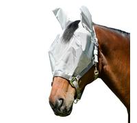 WeatherBeeta ComFiTec Hexi Shield Dual Fly Mask, Silver, Full