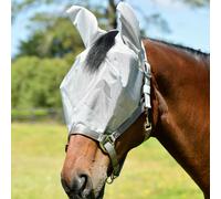 WeatherBeeta ComFiTec Hexi Shield Dual Fly Mask, Silver, Pony