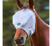 Weatherbeeta ComFiTec Hexi Shield Duo Fly Mask - Silver - Size: Large