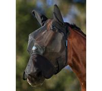 WeatherBeeta ComFiTec Insect Guard Fly Mask with Ears & Nose, Black, Small