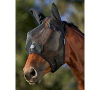 WeatherBeeta ComFiTec Insect Guard Fly Mask with Ears, Black, Small