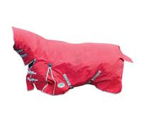 Weatherbeeta Comfitec Lite Clic Combo Neck Turnout Rug Red/silver/navy (4 Ft 6)