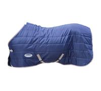 Weatherbeeta Comfitec Medium/lite 210D Channel Quilt Standard Neck Stable Rug Navy/silver/red (6 Ft 5)