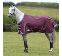 Weatherbeeta Comfitec Plus Dynamic Ii 0g Standard Turnout Rug - 6'3 · Maroon Grey and White