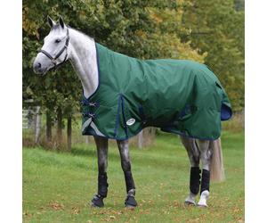 Weatherbeeta Comfitec Plus Dynamic II High Neck Lite - Outdoor Lightweight Horse Blanket - Dark Green - Size: 6ft