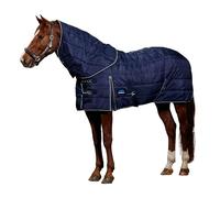 WeatherBeeta ComFiTec PP Channel Quilt Stable Detach-A-Neck 220G, Navy/Charcoal, 6'3