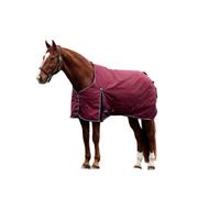 Weatherbeeta Comfitec Prelim Standard-Neck Plain 220G Horse Turnout Rug Burgundy/navy (6 6")