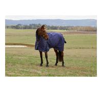 Weatherbeeta Comfitec Prelim Turnout 220g - Navy Embossed Plaid 6'9/155cm