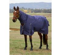Weatherbeeta Comfitec Prelim Turnout Combo 220g 2025 Collection - Navy Embossed Plaid 6'5/145cm
