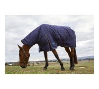 Weatherbeeta Comfitec Prelim Turnout Combo 220g - Navy Embossed Plaid 5'0/105cm